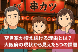 空家増加 大阪府 ハピネスホーム管理