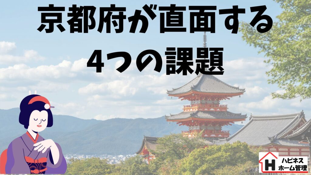 空き家
京都府の課題
ハピネスホーム管理