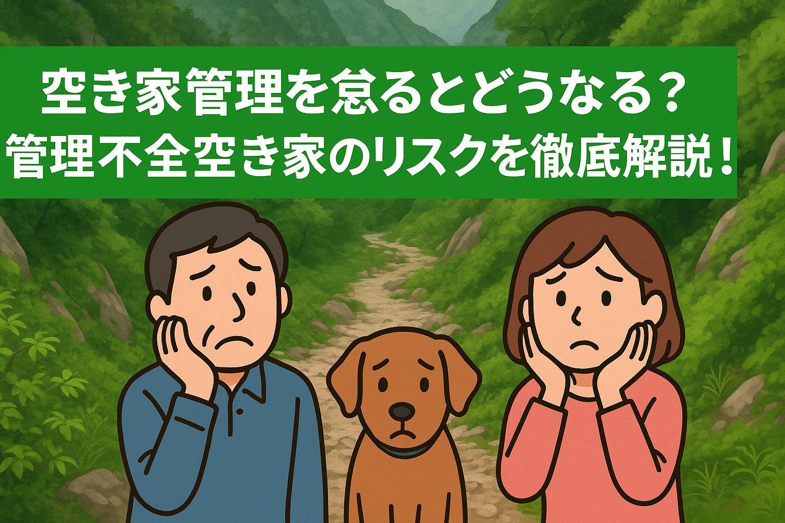 空き家管理を怠るとどうなる?管理不全空き家のリスクを徹底解説! – 空き家管理 | 神奈川・大阪・京都・奈良 【ハピネスホーム管理】