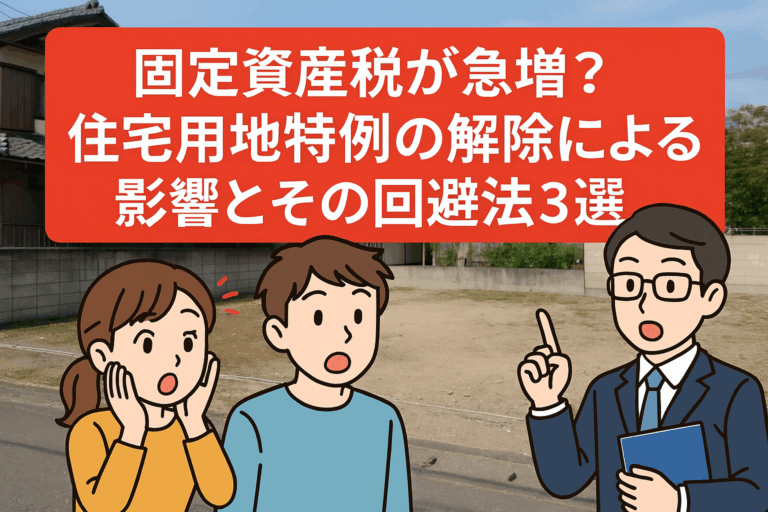 固定資産税アップ 住宅用特例地解除 影響と回避方法 ハピネスホーム管理