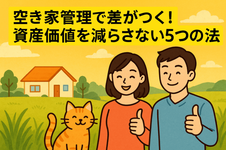 空き家管理 資産価値減らさない ハピネスホーム管理