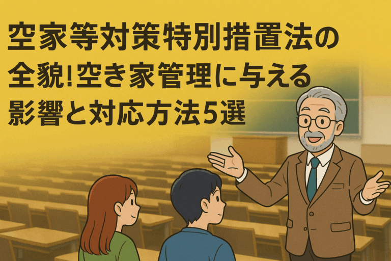 空家対策特別措置法 空き家管理への影響 ハピネスホーム管理