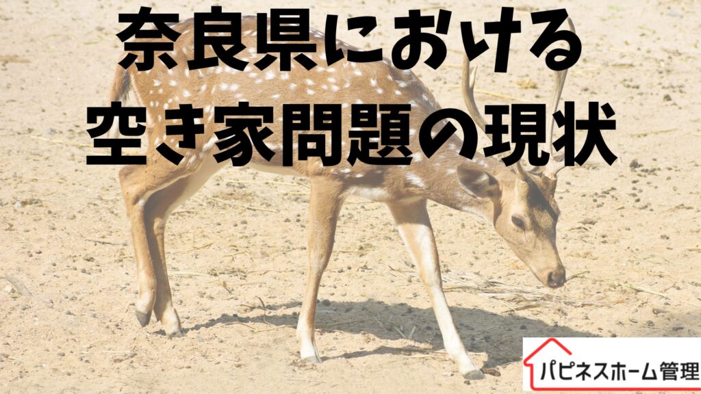 奈良県
空き家問題
ハピネスホーム管理