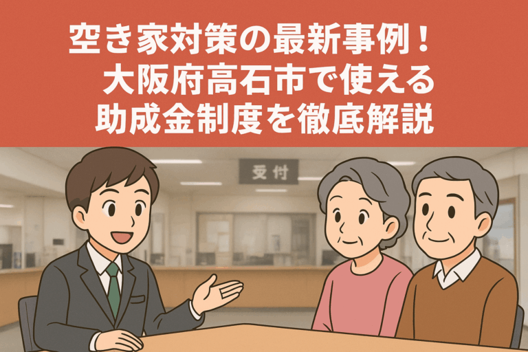 空き家対策 大阪府高石市 助成金制度 ハピネスホーム管理