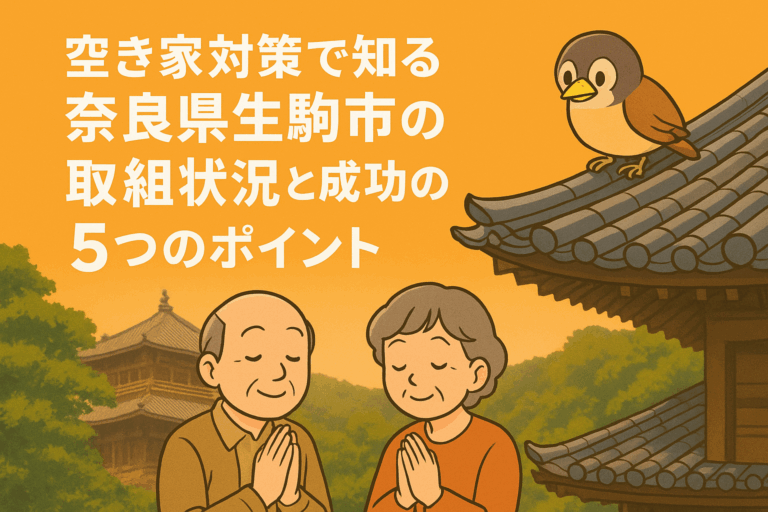 空き家対策 奈良県生駒市の取組 ハピネスホーム管理