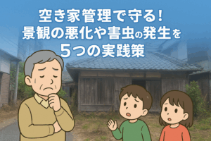 空き家管理 景観悪化 害虫発生 ハピネスホーム管理