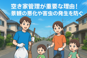 空き家管理が重要 景観の悪化や害虫の発生を防ぐ ハピネスホーム管理