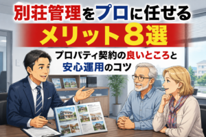 別荘管理 プロに任せる プロパティ契約